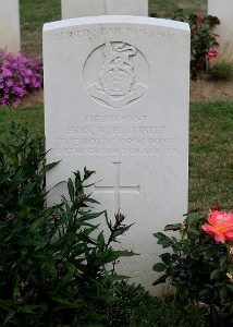 William Hugh's grave at Noyon, III.E.9 (The War Graves Photographic Project - TWGPP)