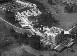 Denbies House, showing the extensive run of glasshouses (Ranmore Archive)