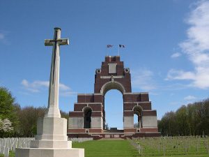 Thiepval Memorial and cemetery, France (Commonwealth War Graves Commission)