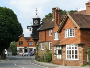 Abinger Hammer Clock House today, photograph courtesy Geograph, Peter 