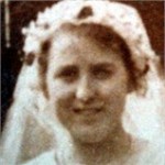 Kate Barnes on her wedding day, photographcourtesy of Nigel