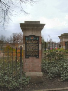 Memorial Gates, Geograph Paul Gillett - will try to get pic with Nat's name on