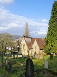 Holy Trinity Church, Westcott linked to so many of Frank Woodman's family were. Photo courtesy of Stefan Czapski, Geograph