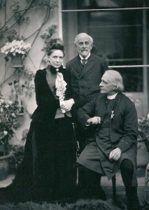 George Cubitt (standing) with his wife Laura and her brother, William Henry Joyce, who succeeded his father as Vicar of Dorking (Ranmore 