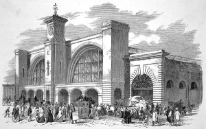 Kings Cross station in 1852