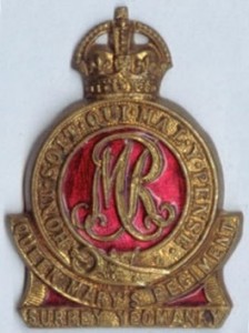 Surrey Yeomanry badge