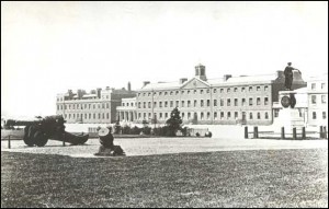 Royal Artillery Barracks, about 1900, check public domain