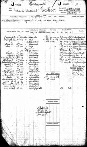 Charles Frederick’s service record (The National Archives, ? via Ancestry)